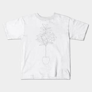 Line Art #0017 Kids T-Shirt